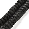 Natural Lava Rock Dyed Beads Strands G-L586-B02-02-1