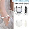 30Pcs 2 Styles Natural Mixed Shell Beads SSHEL-BBC0001-04-2
