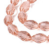 Transparent Glass Beads Strands GLAA-N071-01A-A04-3