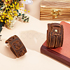 2Pcs 2 Styles Cowhide Cord Wide Cord Bracelets BJEW-CL0001-38B-7