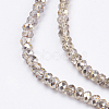 Transparent Painted Glass Beads Strands GLAA-F078-D01-3