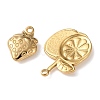 10Pcs 304 Stainless Steel Pendants STAS-P426-09G-2