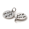 Non-Tarnish 304 Stainless Steel Charms LS-STAS-D050-07P-03-3