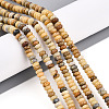 Natural Yellow Opal Beads Strands G-T140-75D-1