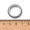 Brass Micro Pave Cubic Zirconia Finger Rings RJEW-P166-10P-5