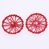 Wrapped Wire Iron Pendants IFIN-WH0053-41A-02-1