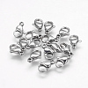 Tarnish Resistant 304 Stainless Steel Lobster Claw Clasps Hand Polished STAS-F125-11x7mm-P-1