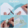 8Sheets 2 Styles EVA Self-adhesive Stickers STIC-GF0001-41-6