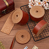 2M Flat AB Grade Cowhide Leather Cord AJEW-WH0479-73D-03-4