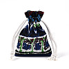 Ethnic Style Burlap Packing Pouches ABAG-N009-06A-02-4