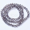 Electroplate Glass Beads Strands EGLA-A044-T3mm-A16-2