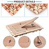 Natural Wood Photo Frames DJEW-WH0007-42-6