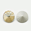 Pointed Back Glass Rhinestone Cabochons RGLA-T086-12mm-06-2