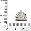 Brass Micro Pave Clear Cubic Zirconia Pendants KK-L238-16P-3