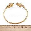 304 Stainless Steel Cuff Bangles for Women BJEW-A147-01A-G-5