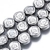Electroplate Glass Beads Strand EGLA-S188-19-4