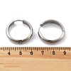 201 Stainless Steel Hoop Earrings LS-EJEW-P304-15A-P-5