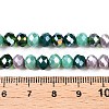 Electroplate Glass Beads Strands GLAA-T023-C16-05-4
