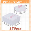 180Pcs Bowknot Paper Place Cards CDIS-UN0001-01-4