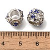 Rack Plating Alloy European Beads FIND-H005-22P-01-2