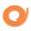 Opaque Solid Color Glass Beads Strands GLAA-ZX008-4mm-18L-2