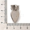 304 Stainless Steel Pendants STAS-Z110-07AS-02-3