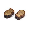 Natural Wood Undyed Beads WOOD-N013-003-3
