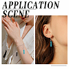 60Pcs 3 Colors Synthetic Turquoise Cabochons G-AR0004-62-7