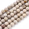 Natural Maifanite/Maifan Stone Beads Strands X-G-F353-6mm-3