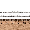 12Pcs 2.8MM 304 Stainless Steel Textured Cable Chain Necklaces for Men Women NJEW-H093-18P-01-6