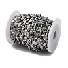 304 Stainless Steel Flower Link Chains CHS-B006-08P-01-2