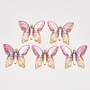 Transparent Acrylic Pendants TACR-R140-06F-1