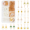 DIY Flower Earring Kits DIY-SC0014-44-1