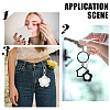 2Pcs 2 Colors PU Leather Pendant Decorations HJEW-CL0001-16A-5