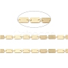 Brass Rectangle Link Chains CHC-M025-25G-2