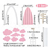 Wood Craft Supplies AJEW-WH0348-265B-2