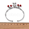Brass Micro Pave Clear Cubic Zirconia Cuff Bracelets BJEW-M075-01P-3