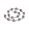 Handmade Glass Beaded Chains AJEW-JB00498-06-2