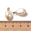 Natural Pearl Pendants FIND-C046-14G-3