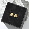 304 Stainless Steel Stud Earrings for Women LS-STAS-Z117-16G-02-2