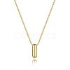Brass Initial Pendant Box Chain Necklaces for Women FS-WG5C822-09-1