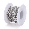 Tarnish Resistant 304 Stainless Steel Cable Chains CHS-M001-05P-4