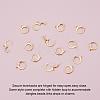 304 Stainless Steel Leverback Earring Findings X-STAS-G081-62G-4