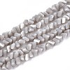 Opaque Glass Beads Strands GLAA-N019-4mm-21-1