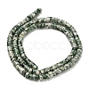Natural Green Spot Jasper Beads Strands G-Z110-A18-2x4mm-3