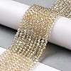 Transparent Electroplate Glass Beads Strands X1-GLAA-H021-01B-PL02-3