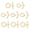 10Pcs 2 Styles Brass Toggle Clasps FIND-TA0008-44B-1