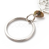 Natural Unakite Keychain KEYC-JKC00346-03-4