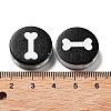 Dog Theme Wood Beads WOOD-M011-04A-02-3