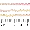 Transparent Painted Glass Beads Strands DGLA-A034-T1mm-A09-3